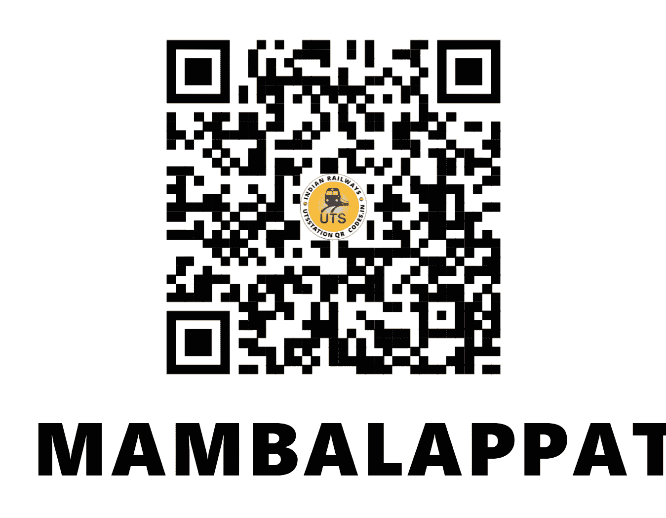 UTS QR Code for MAMBALAPPATTU - MMP - SR (TAMIL NADU)